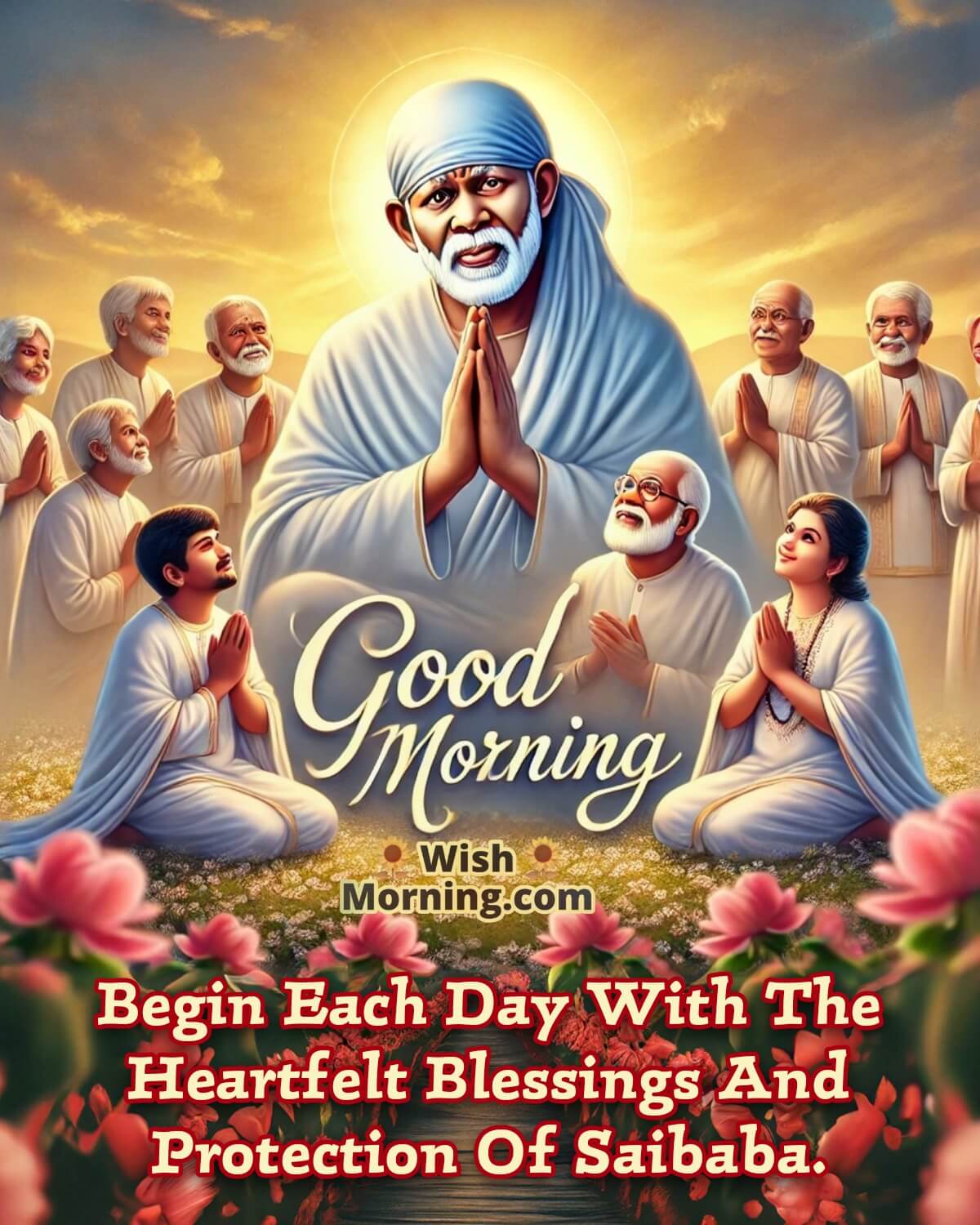 Heartfelt Morning Blessings Of Saibaba