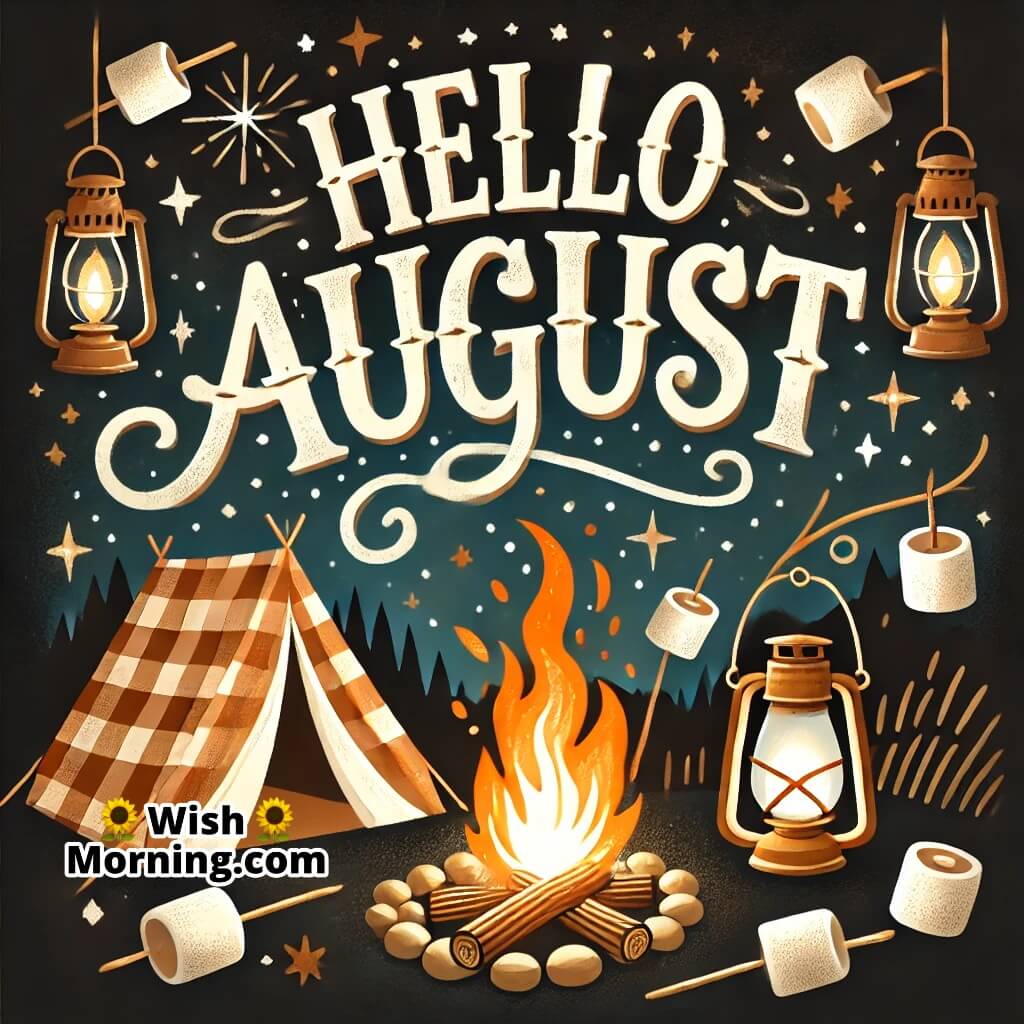 Hello August Cozy Camping