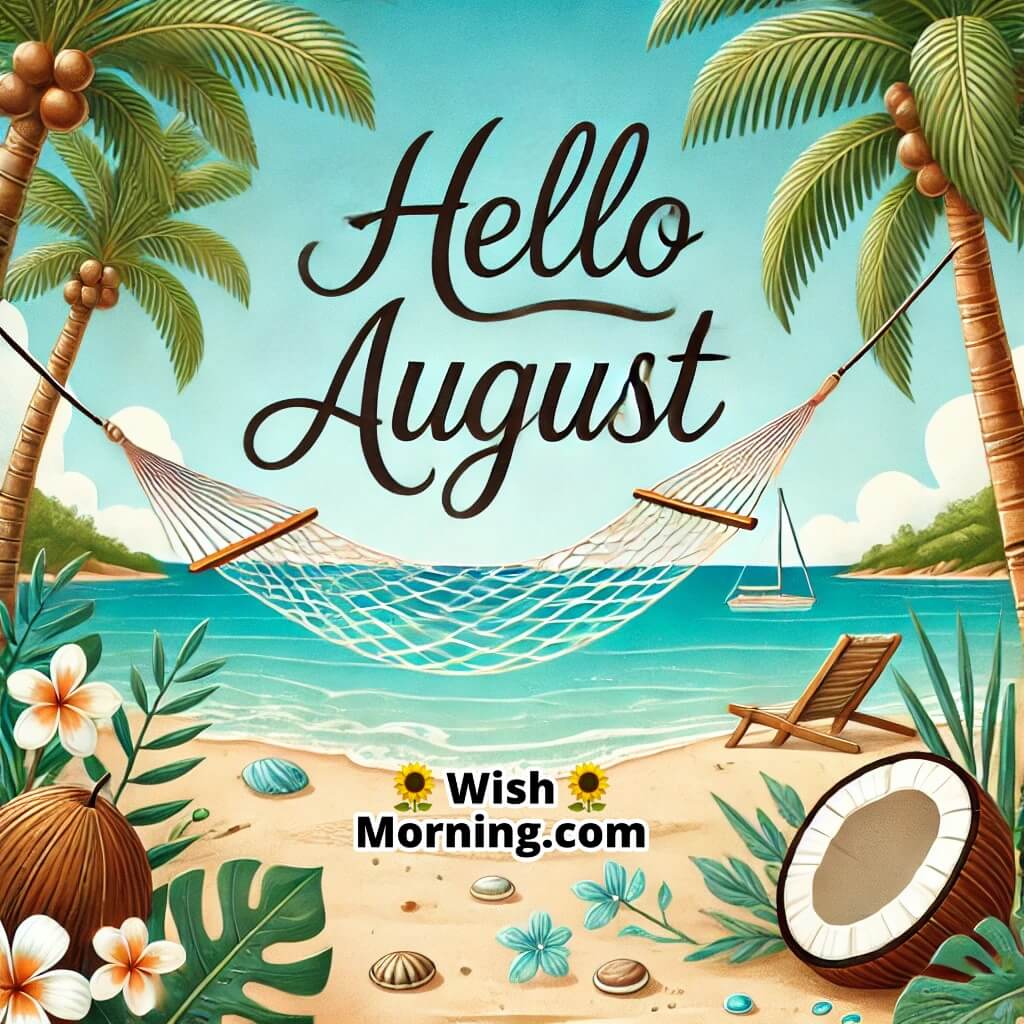 Hello August Tropical Paradise