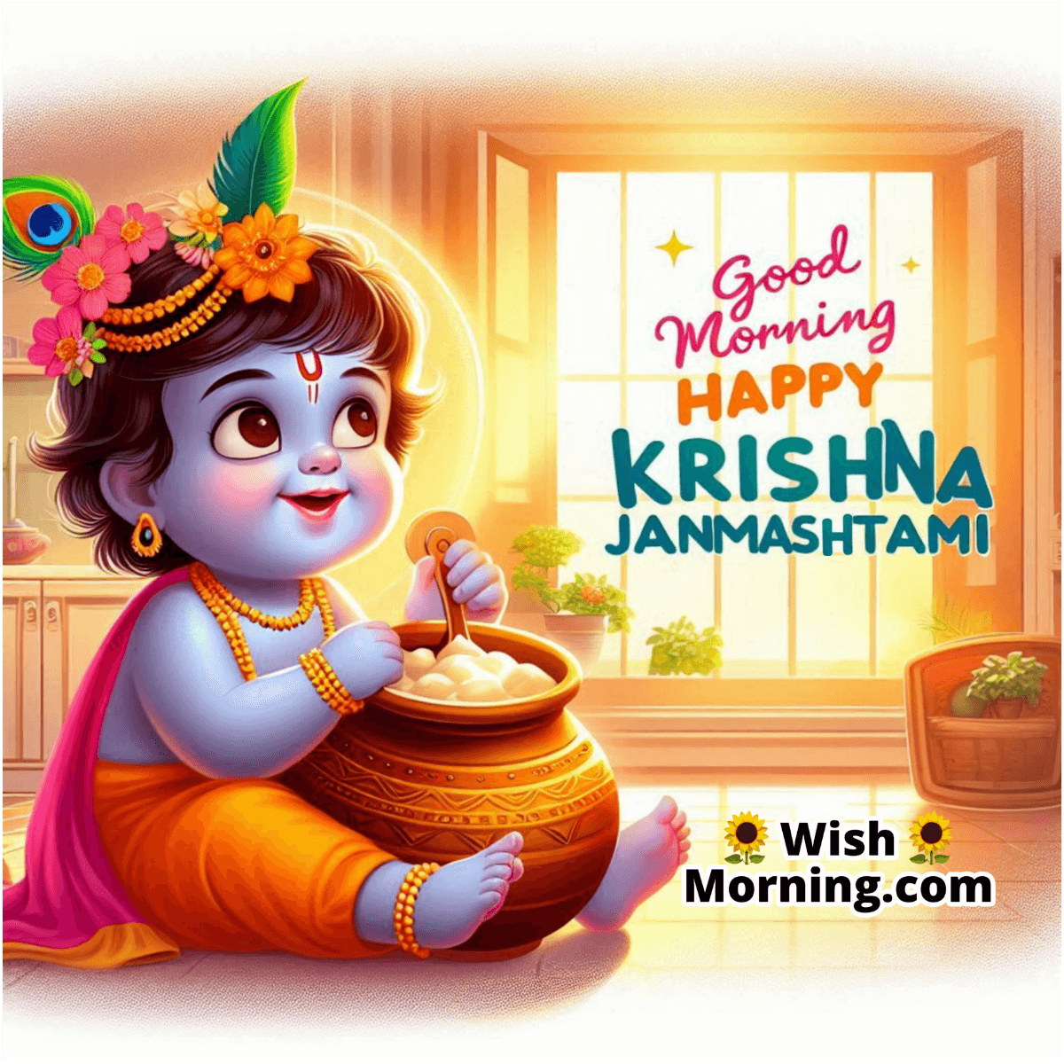 Celebrate The Morning Of Krishna Janmashtami