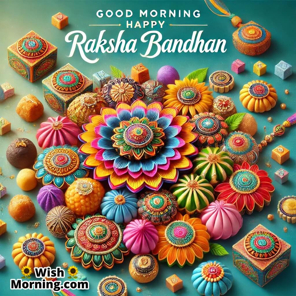 Good Morning Flowers Rakhi