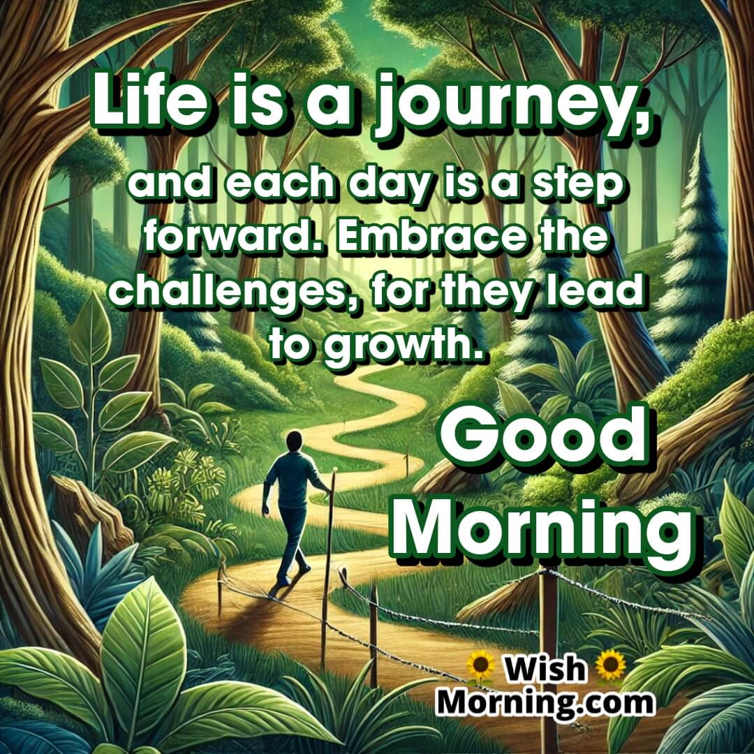 Good Morning Growth Journey Overcoming Challenges