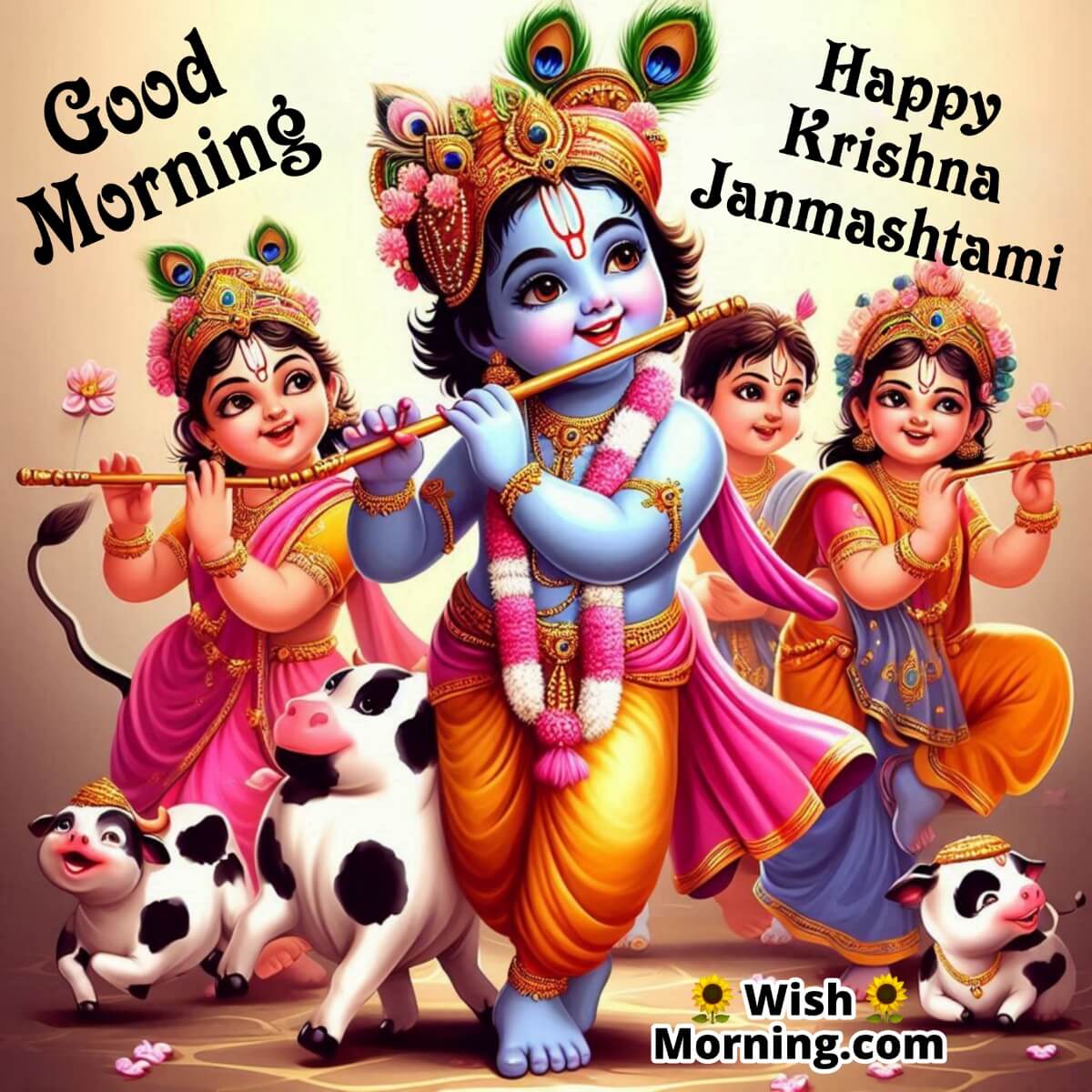 Good Morning Krishna Janmashtami Celebration