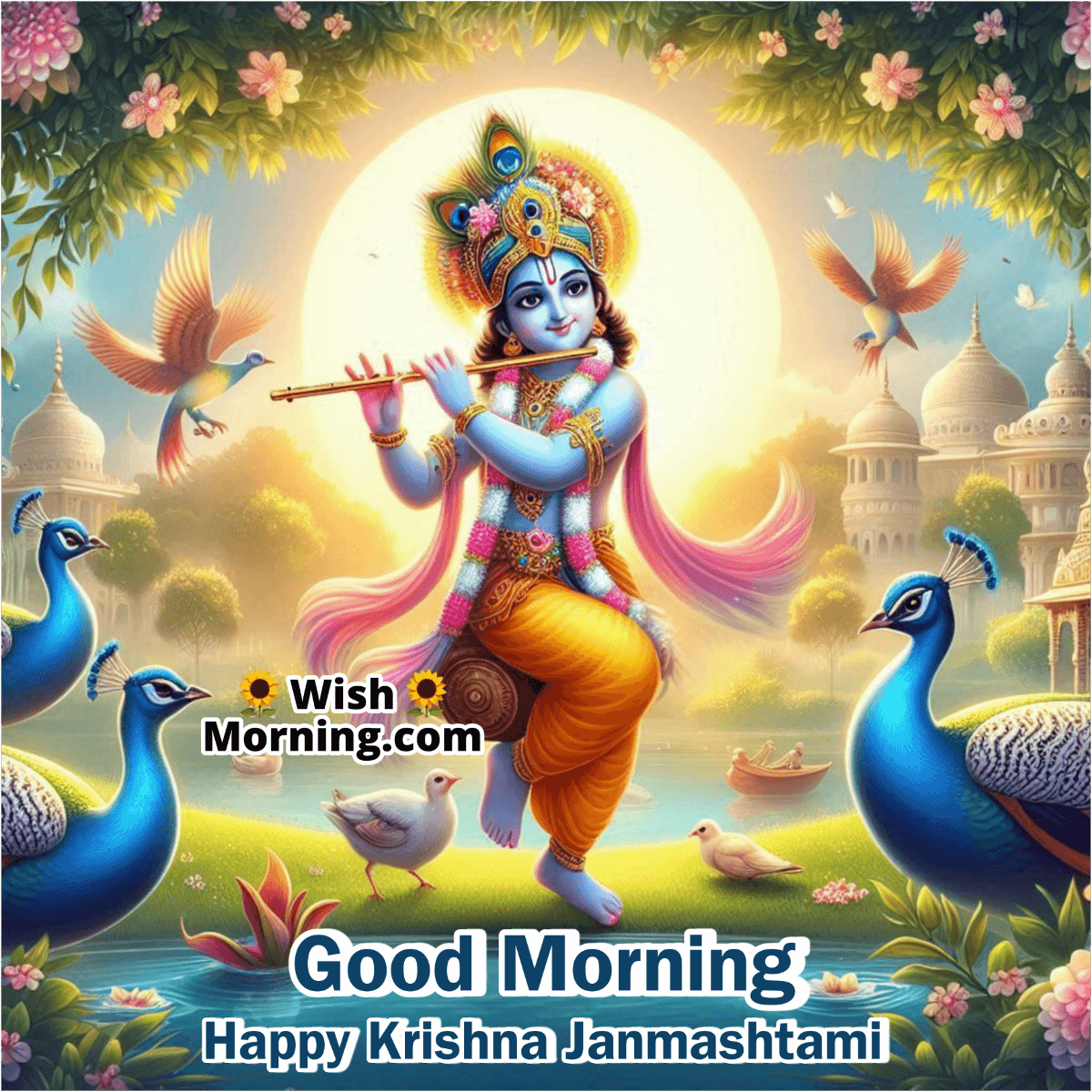 Good Morning Krishna Janmashtami Sacred Moments