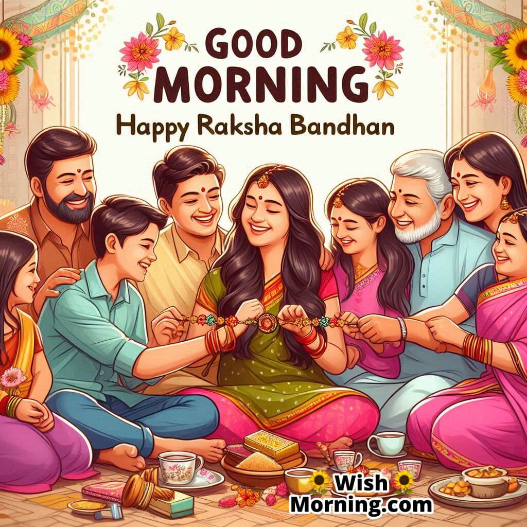 Good Morning Raksha Bandhan Celebration