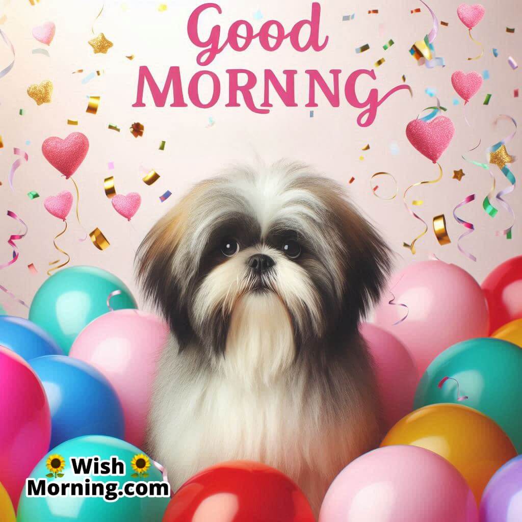 Good Morning Shih Tzu