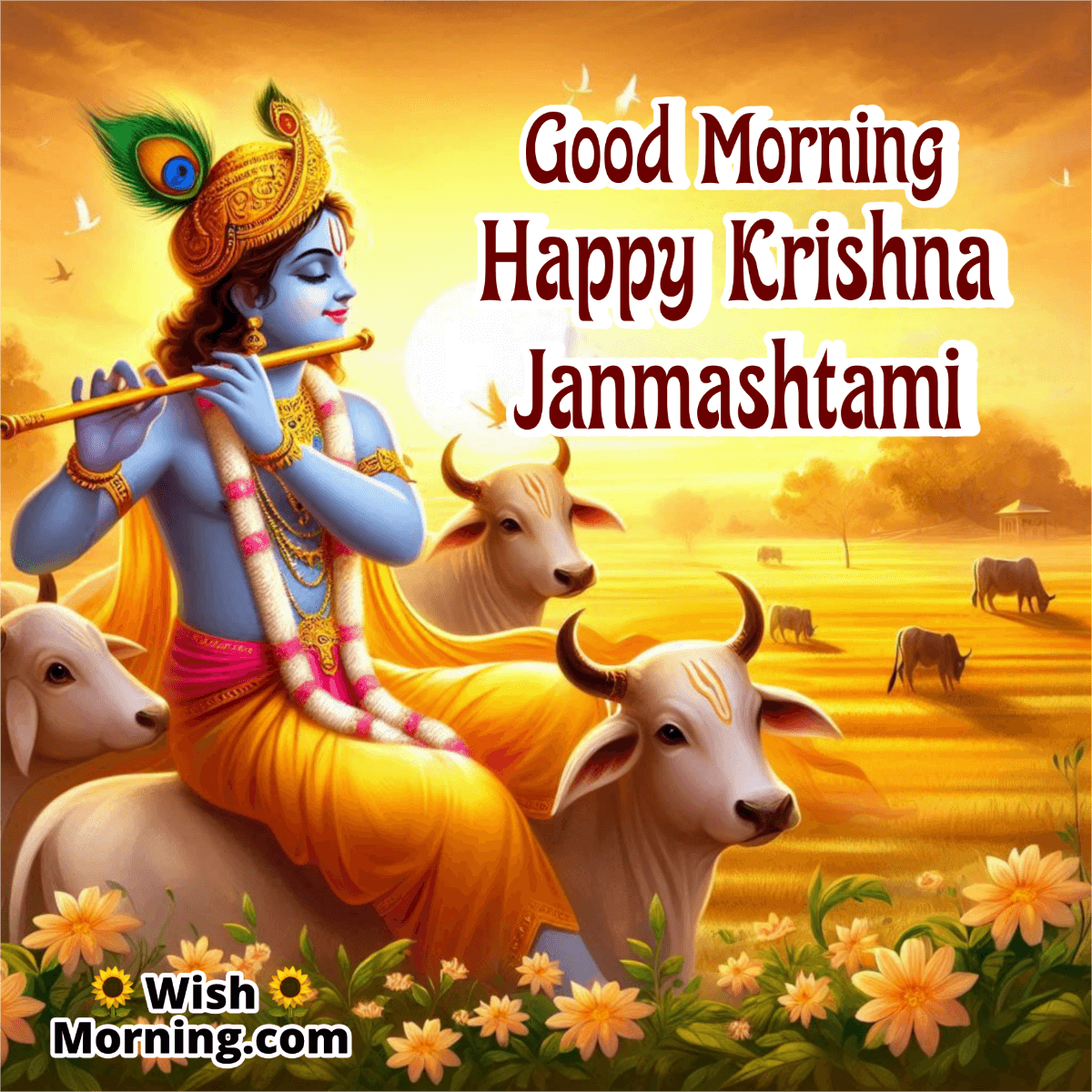 Morning Blessings On This Holy Krishna Janmashtami