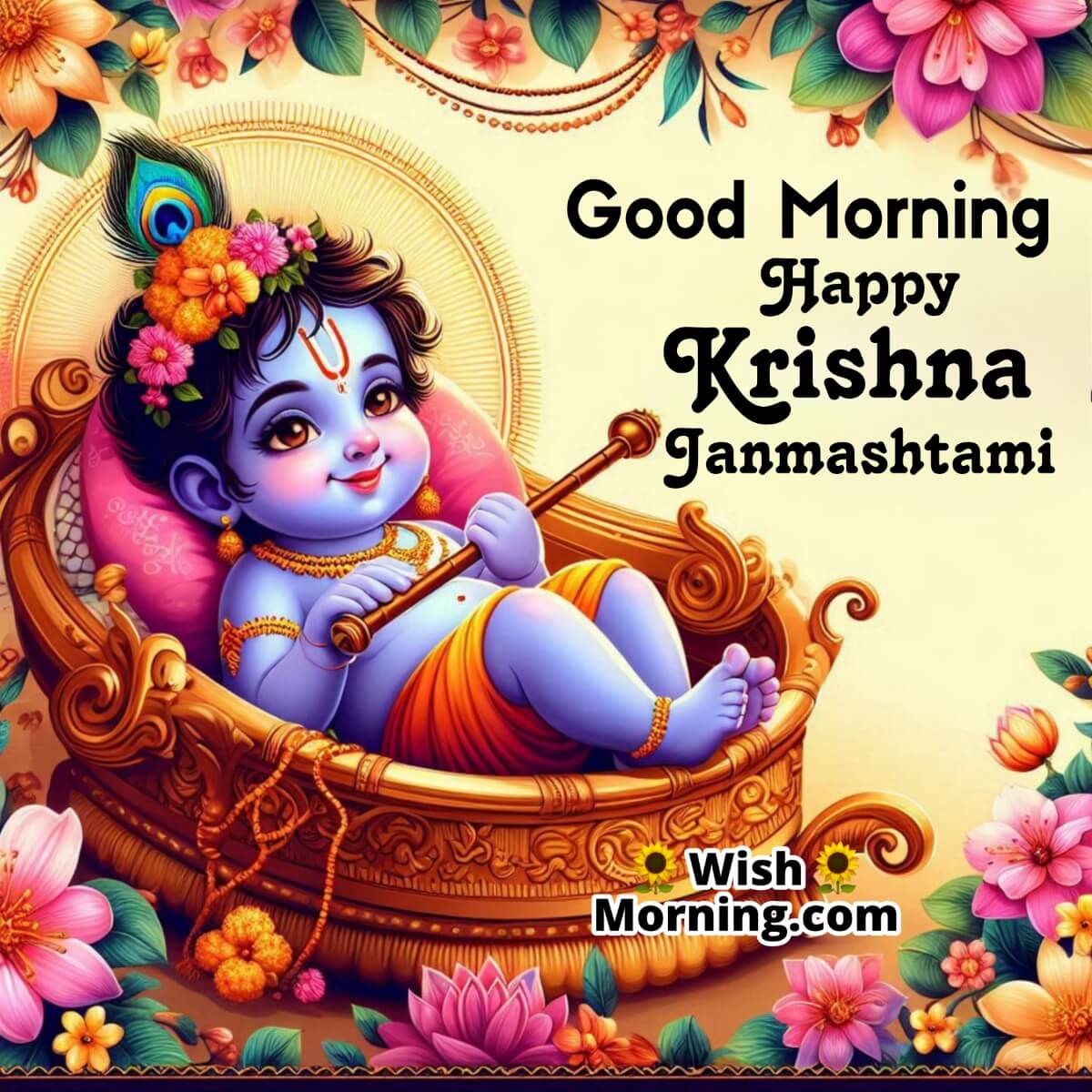 Radiant Morning Light On Krishna Janmashtami