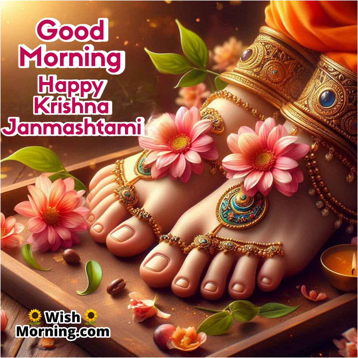 Wishing You A Radiant Krishna Janmashtami Morning