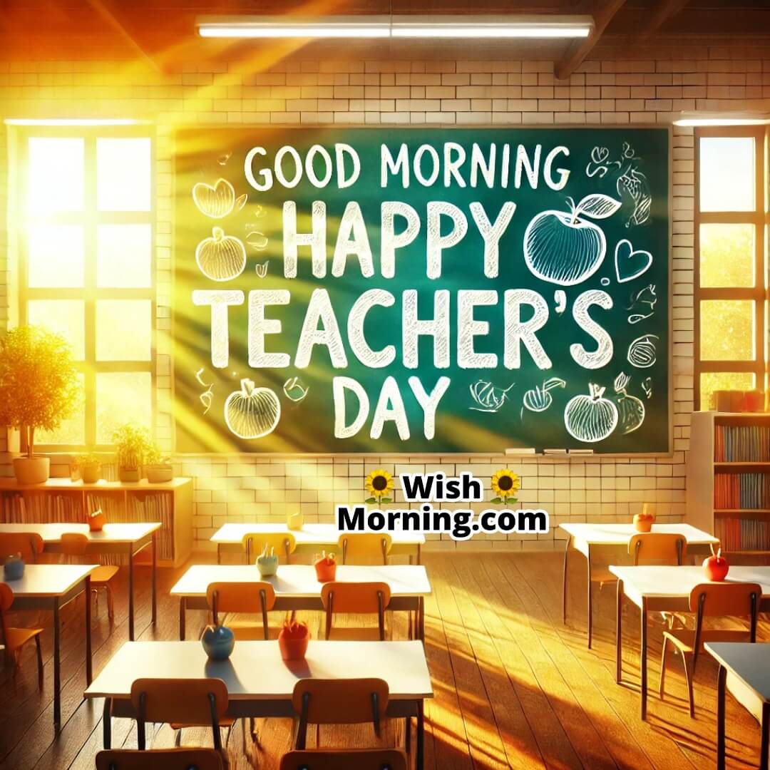 Bright Classroom For A Happy Teachers Day Morning