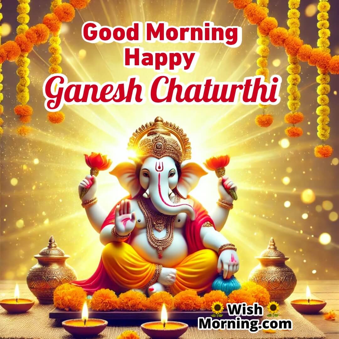 Bright Morning Happy Ganesh Chaturthi