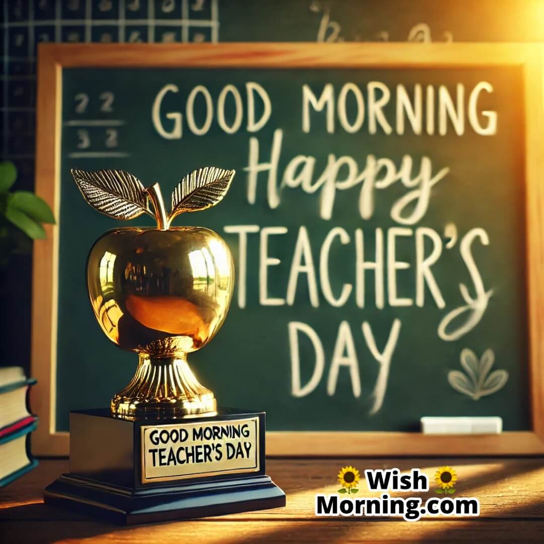 Golden Apple Of Appreciation Teachers Day Morning