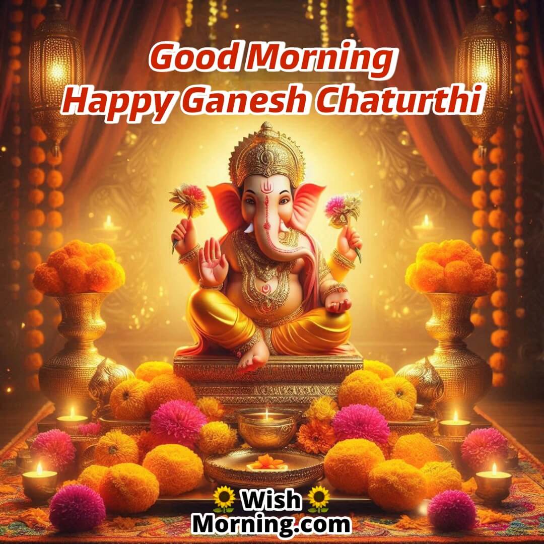 Good Morning Ganesh Chaturthi At Home