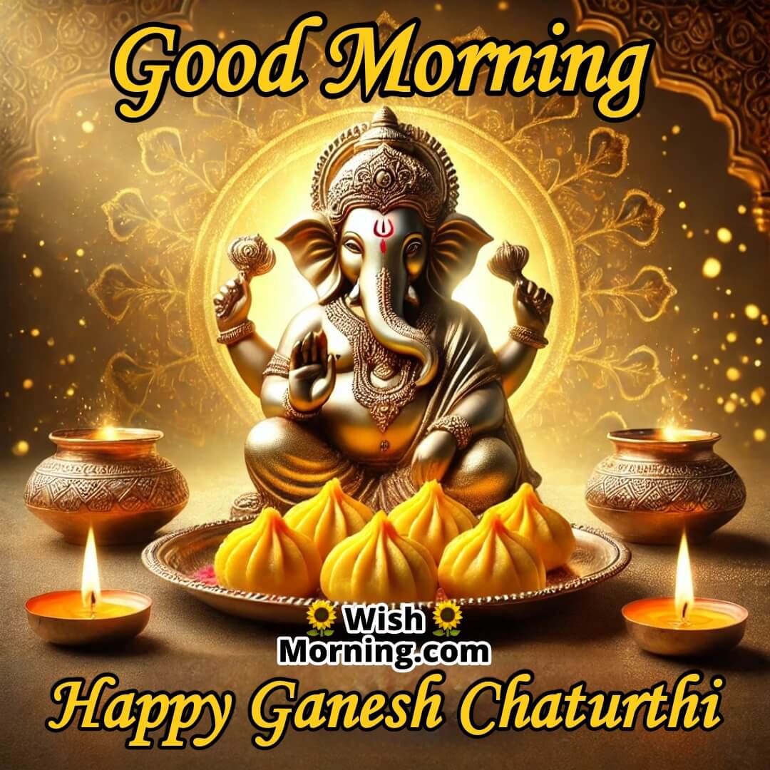 Good Morning Ganesh Chaturthi Sweet Modaks