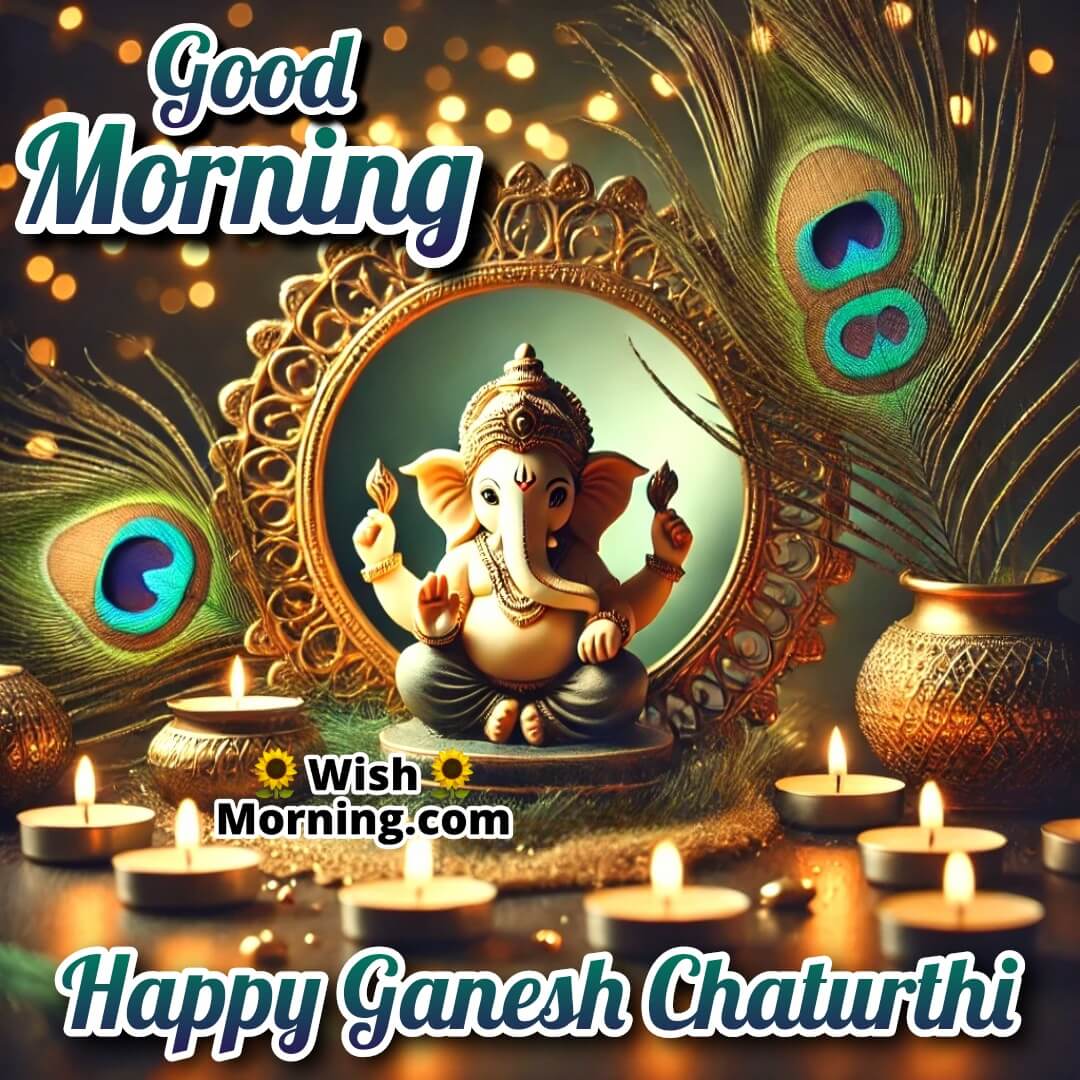 Good Morning Happy Ganesh Chaturthi Photo