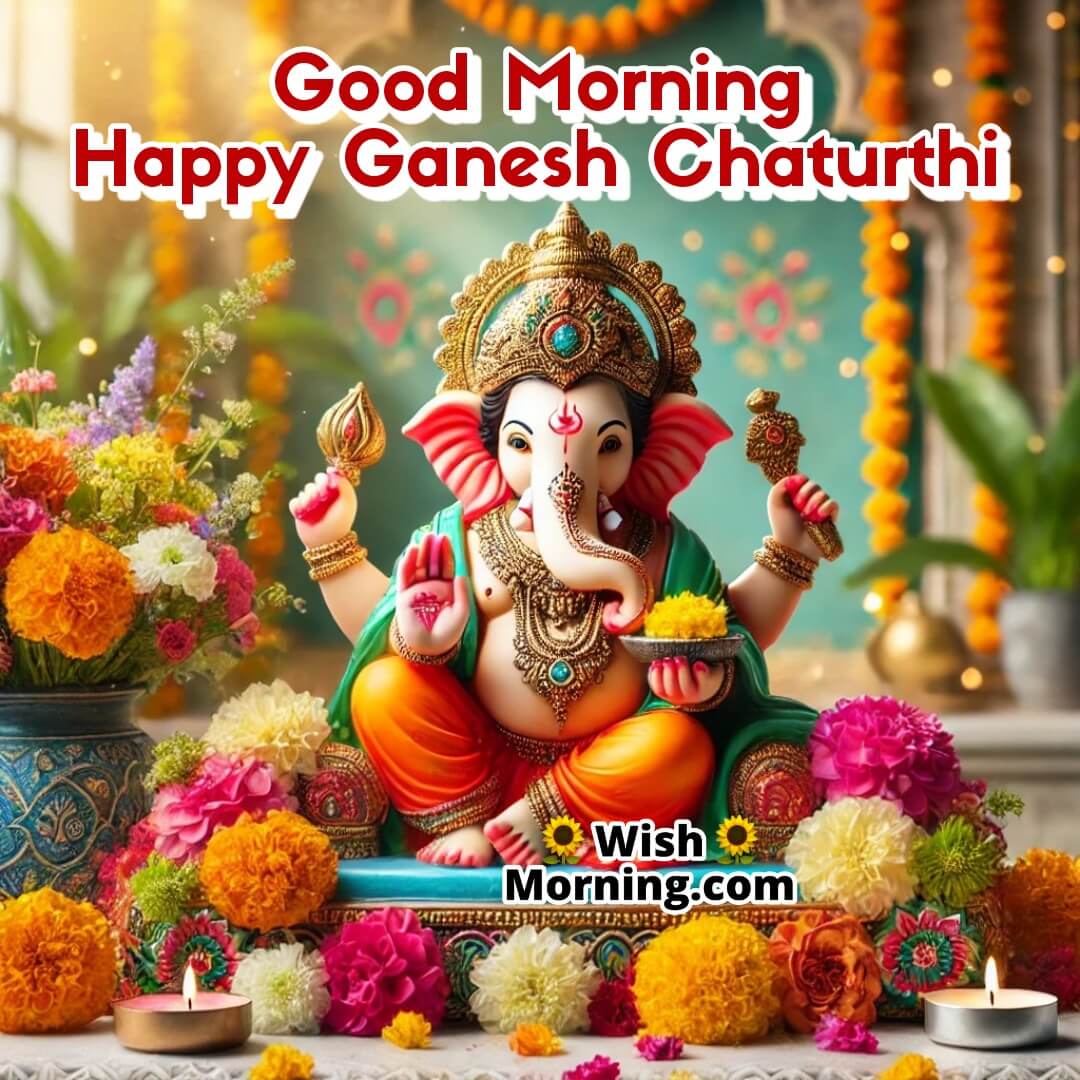 Good Morning Happy Ganesh Chaturthi Picture