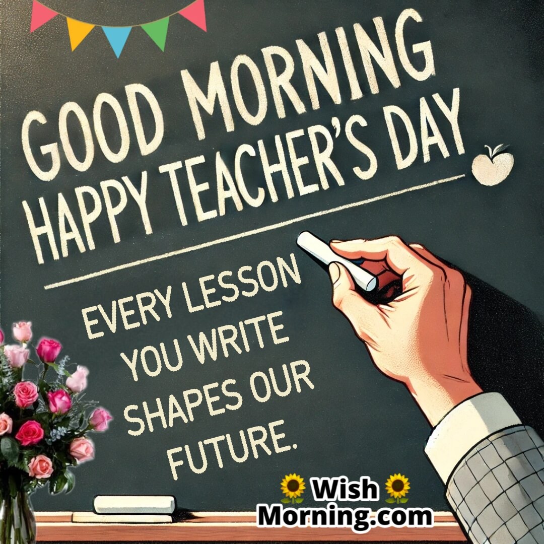 Good Morning Happy Teachers Day Message