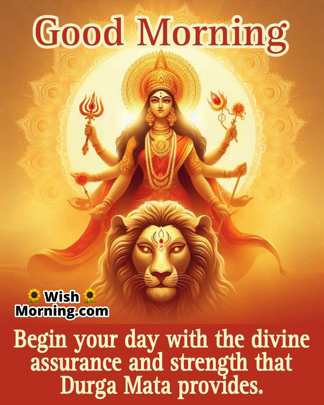 Divine Strength Durga Mata Morning Image