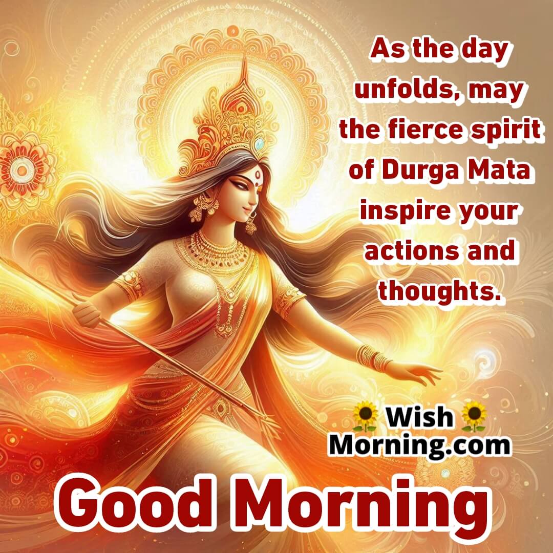 Durga Mata Inspiration Morning Picture