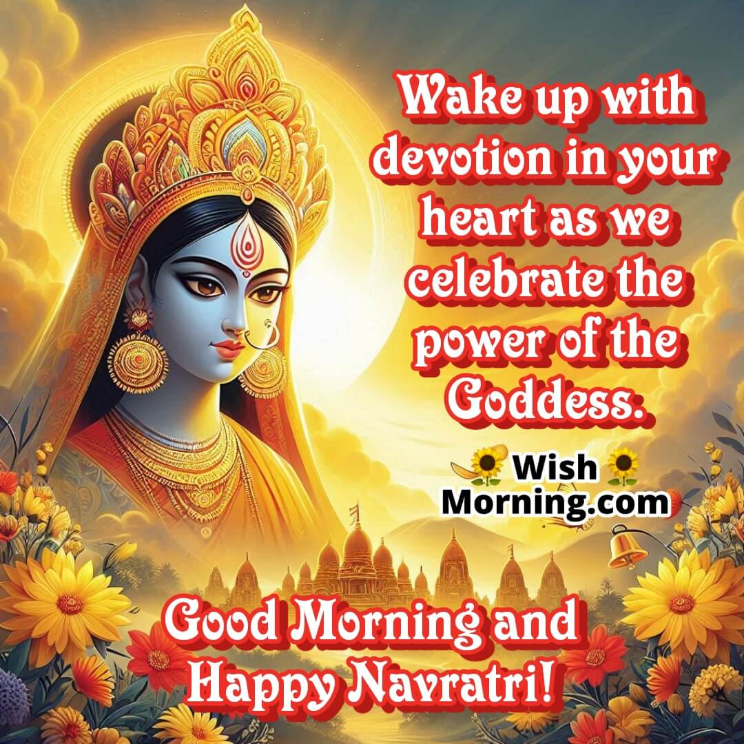 Good Morning Devotional Navratri Pic