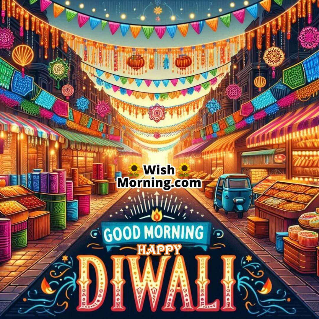 Good Morning Happy Diwali Market Street