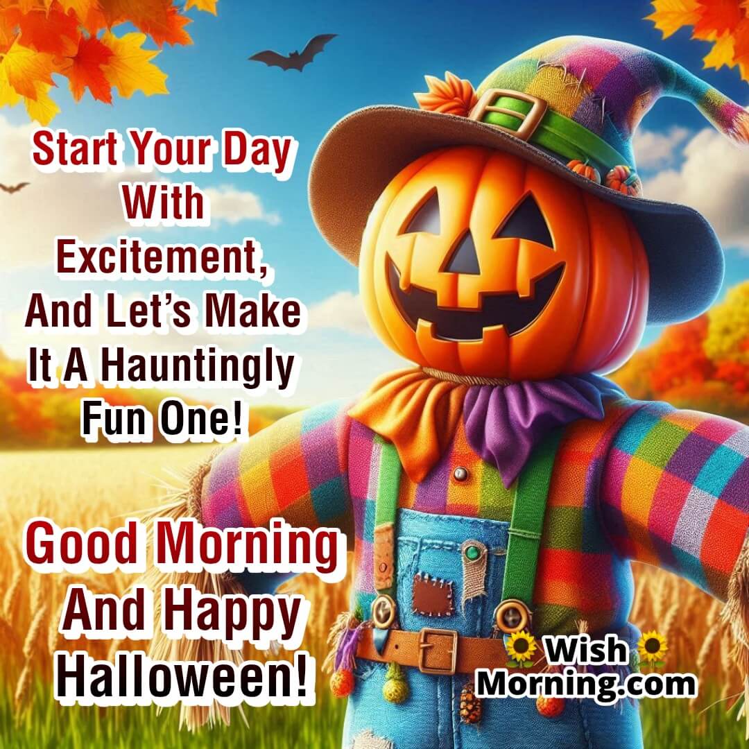 Good Morning Happy Halloween Fun