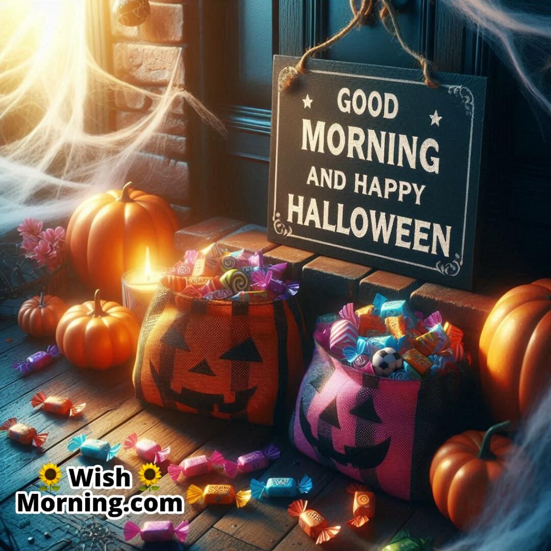 Good Morning And Happy Halloween Trick Or Treat