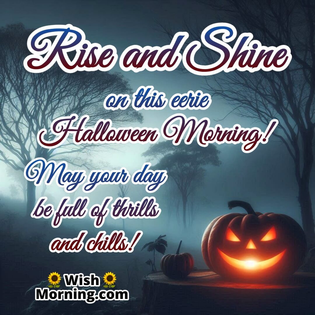 Halloween Morning Greetings