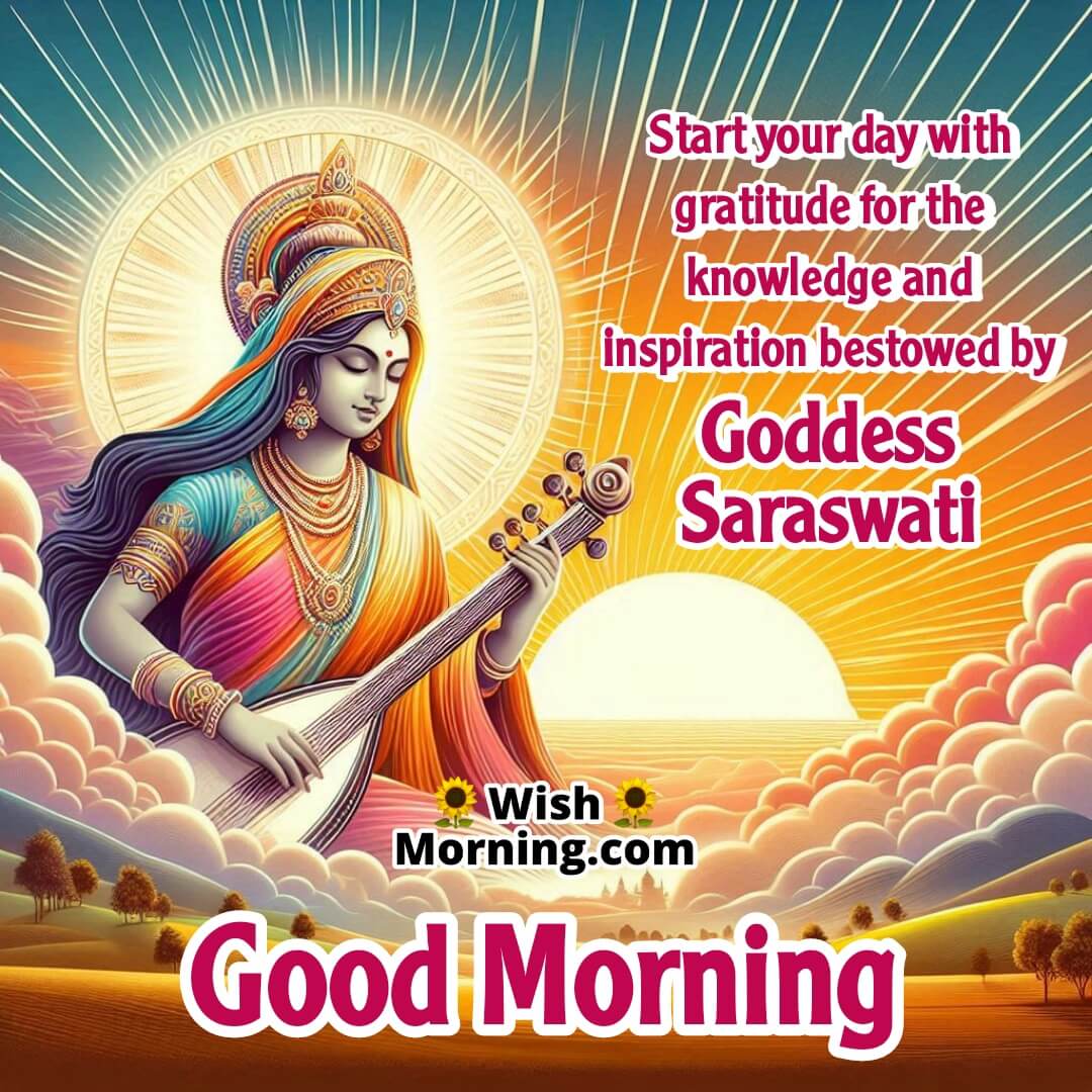 Saraswati Morning Greeting