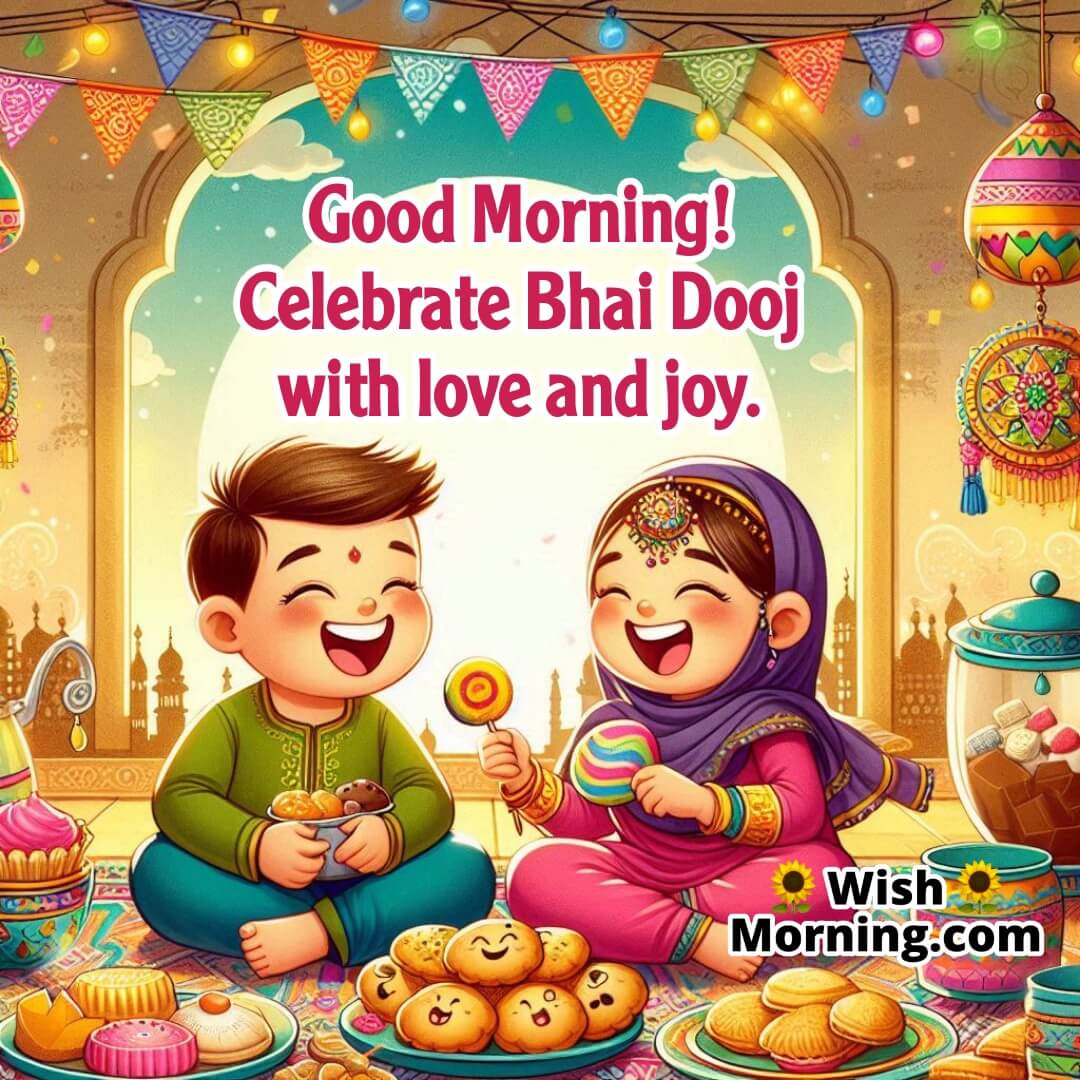 Celebrate Bhai Dooj Good Morning