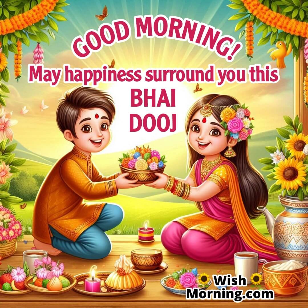 Happy Bhai Dooj Morning Wishes