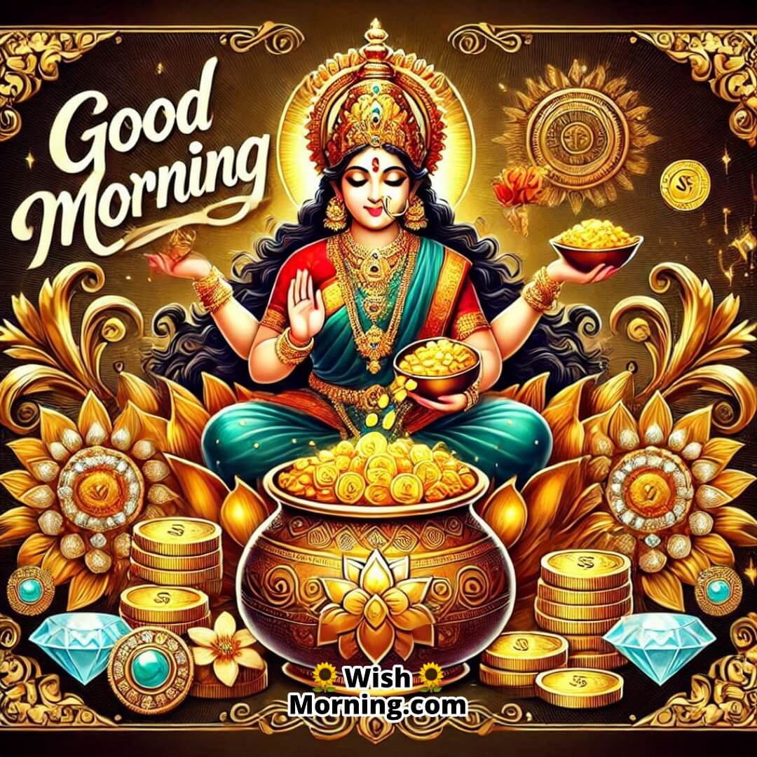 Good Morning Lakshmi Mata Kalash Prosperity