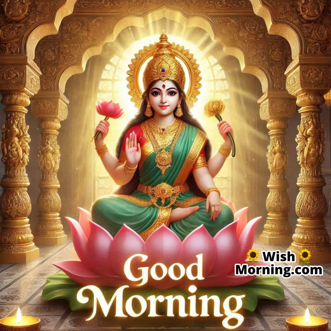 Good Morning Lakshmi Mata Temple Blessings