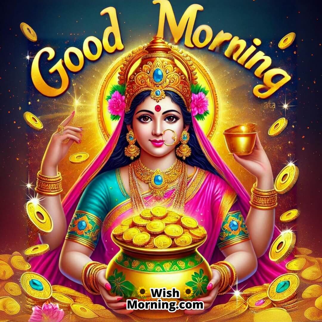 Good Morning Lakshmi Mata Wealth Blessings