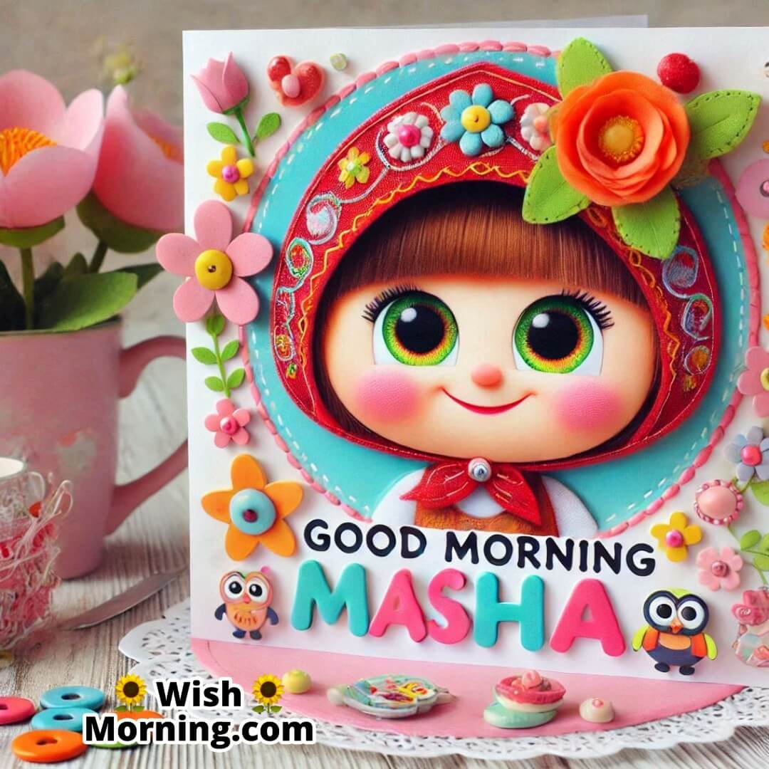 Good Morning Masha Card