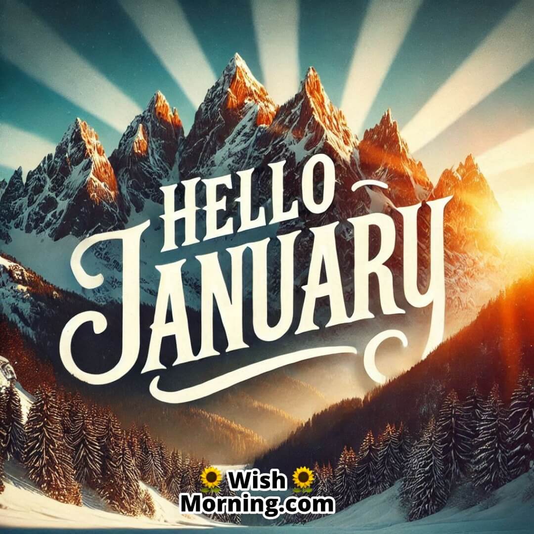 Hello January Winter Adventure Image