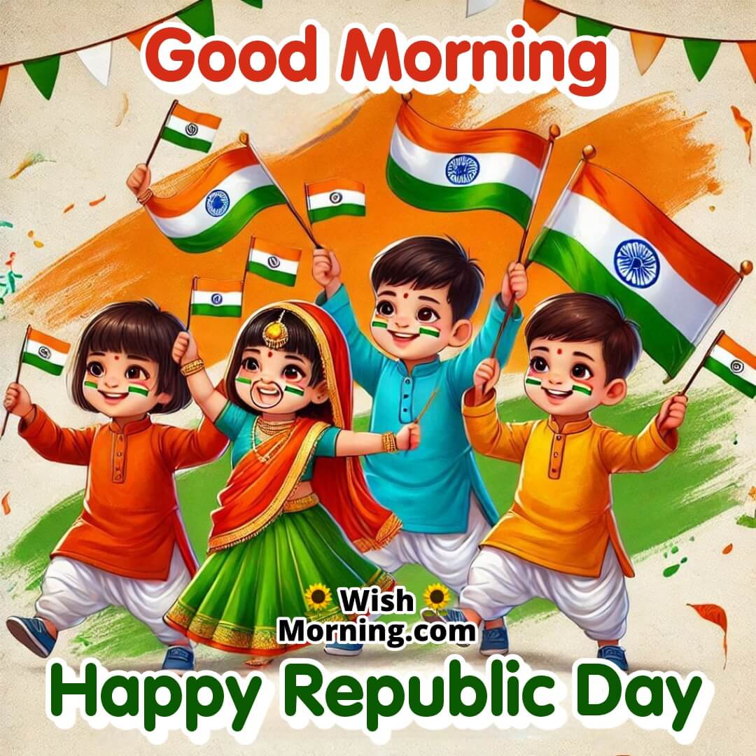 Good Morning Children Marching On Republic Day