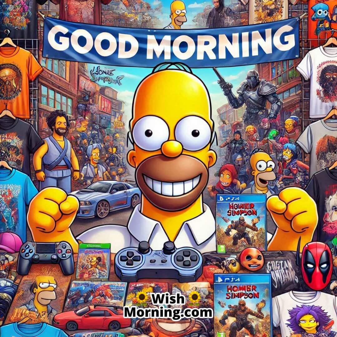 Good Morning Homer Simpson Media