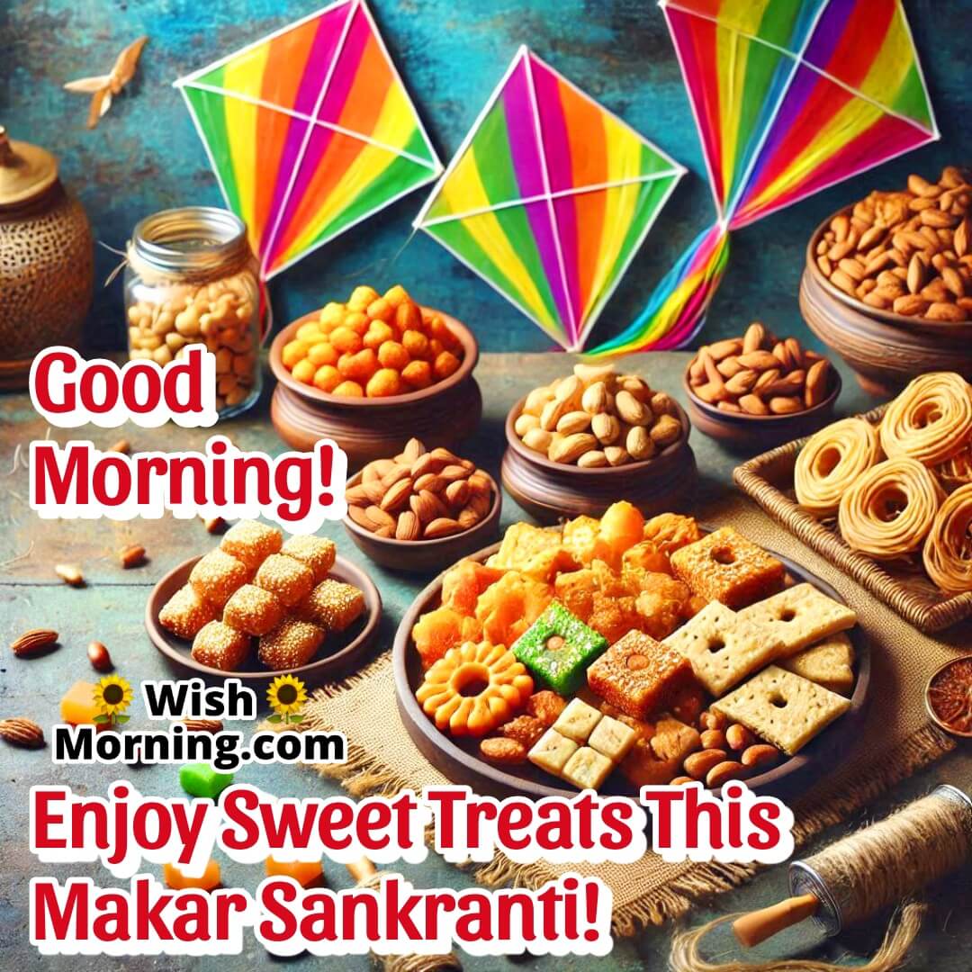 Good Morning Snacks Makar Sankranti Photo