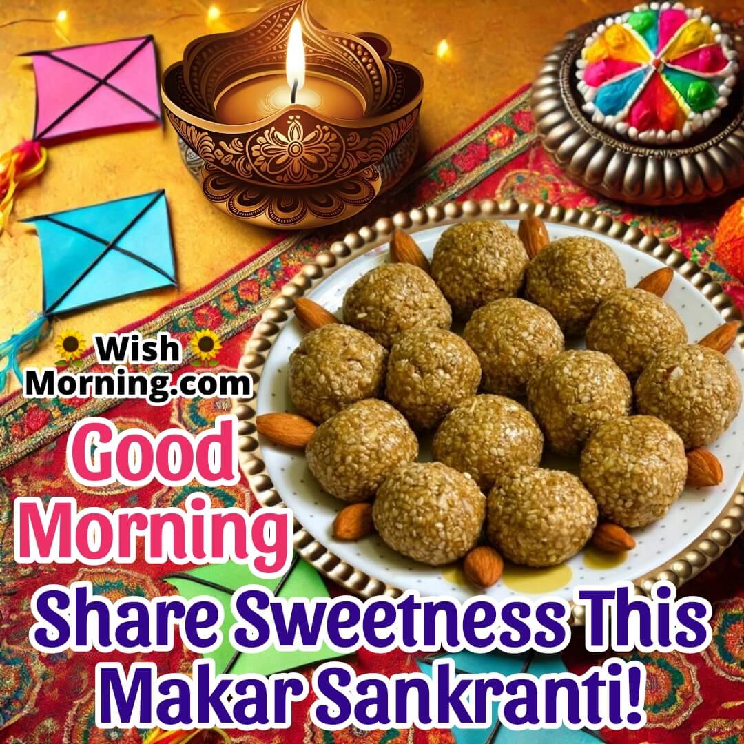 Good Morning Tilgul Makar Sankranti Image