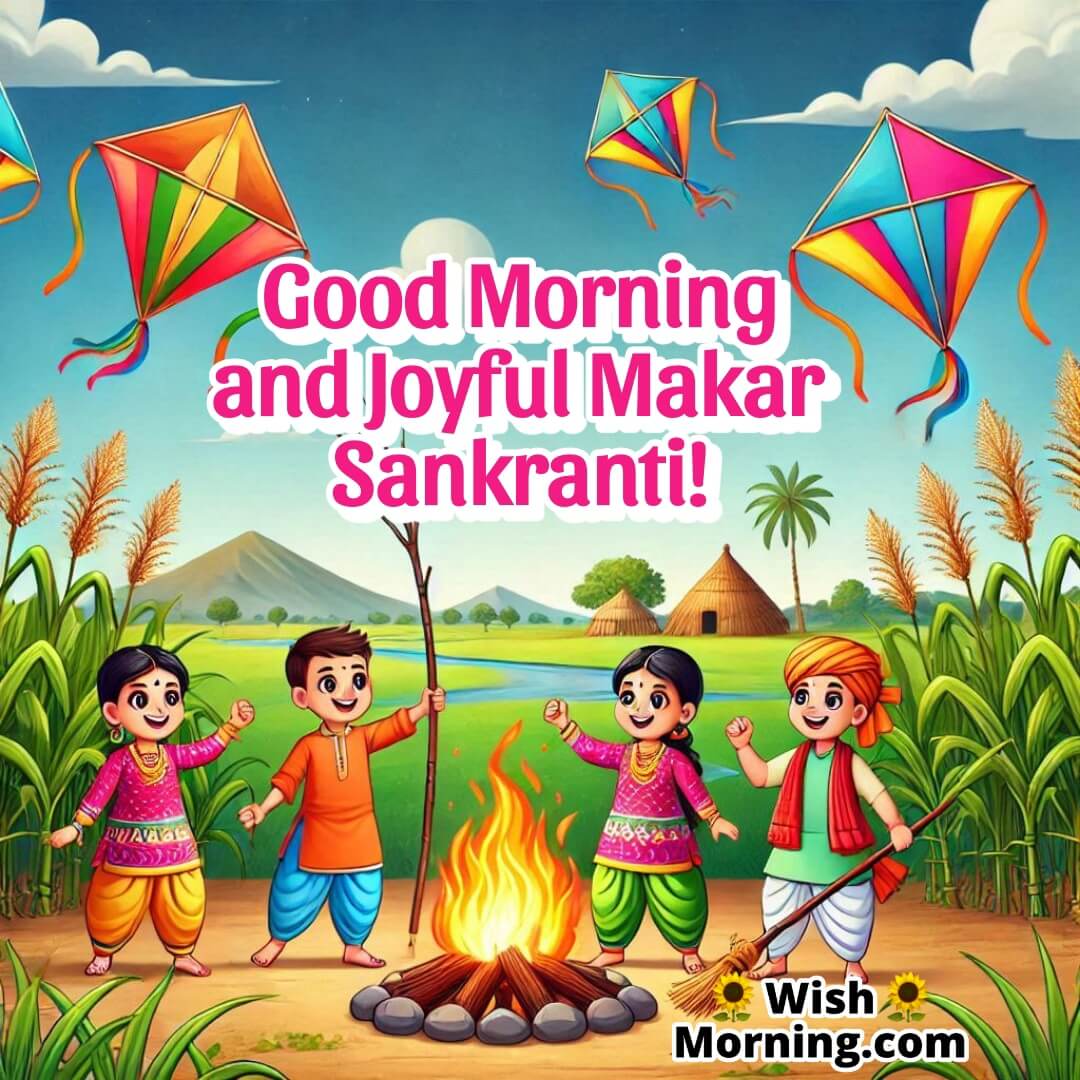 Good Morning And Joyful Makar Sankranti!