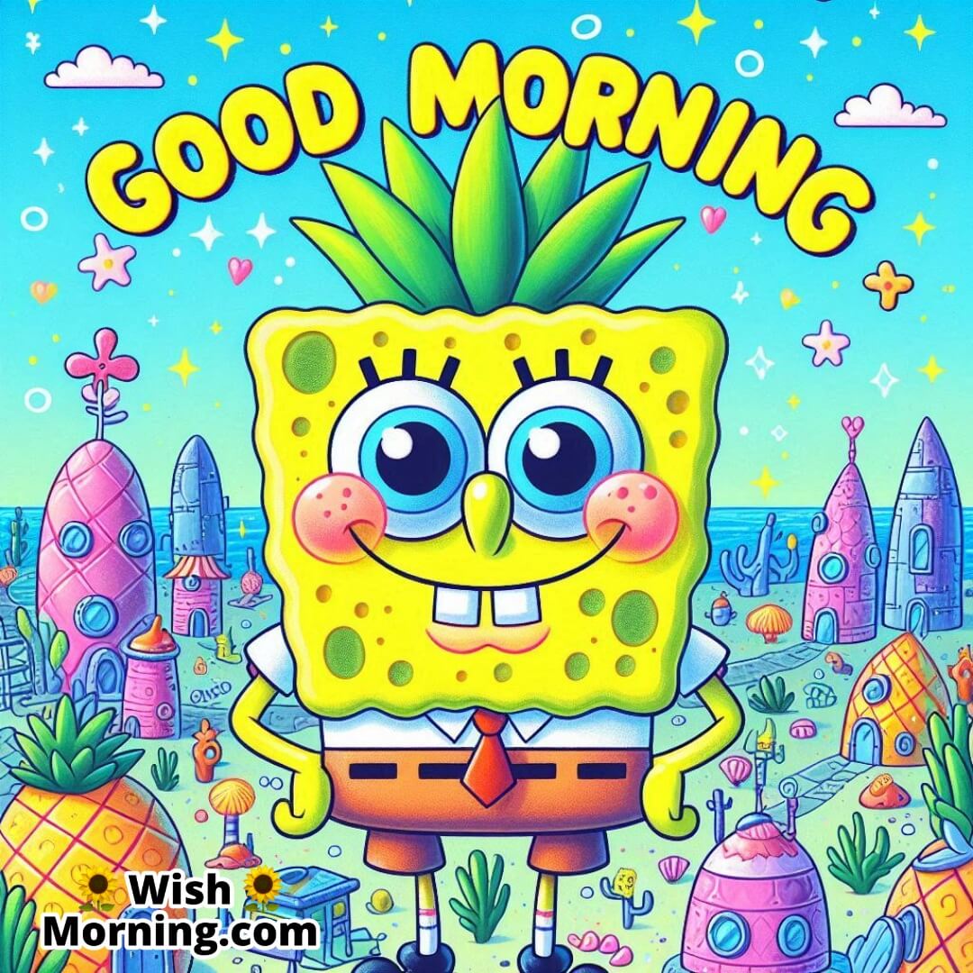 Good Morning Cheerful Sea Sponge