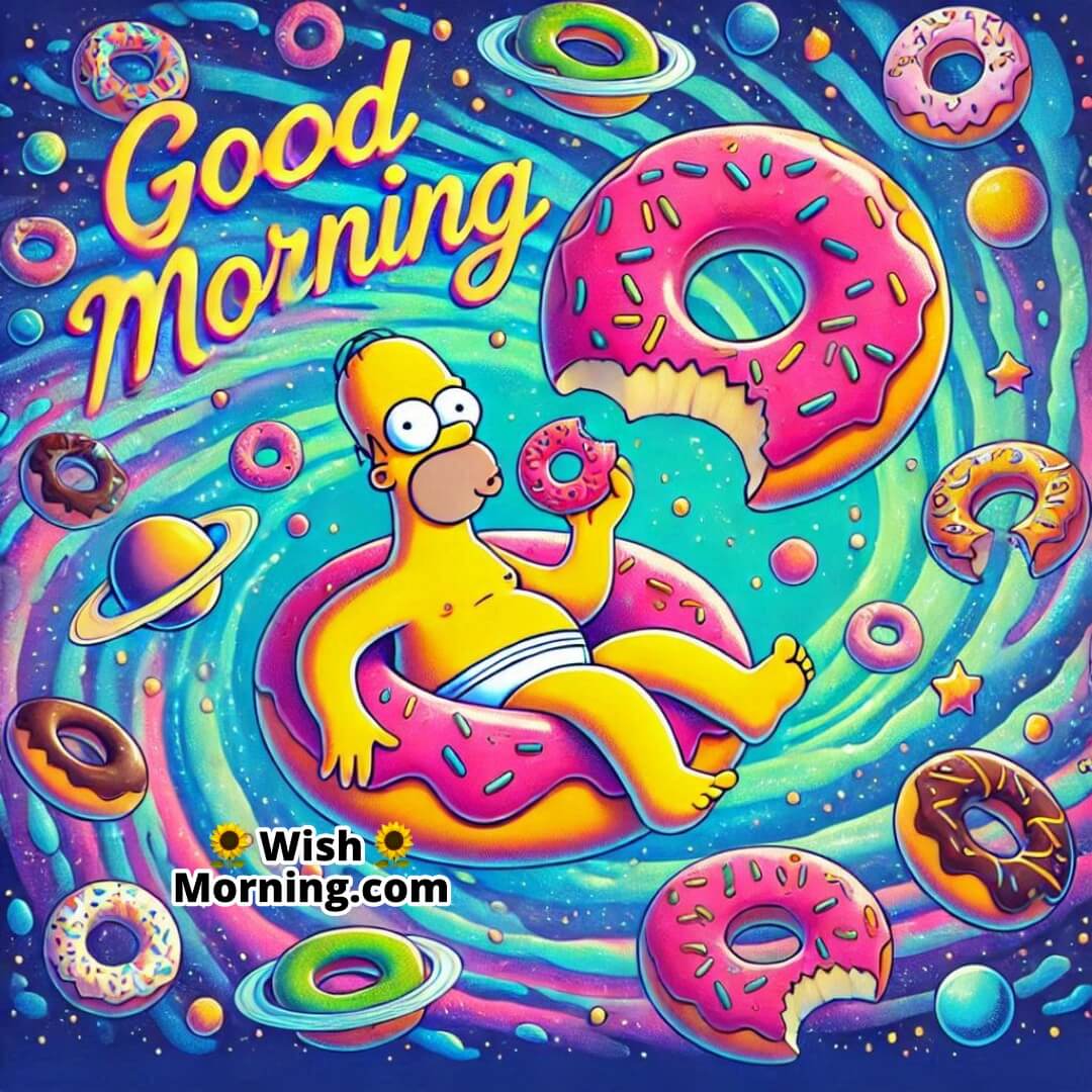 Good Morning In Homer’s Doughnut Fantasy