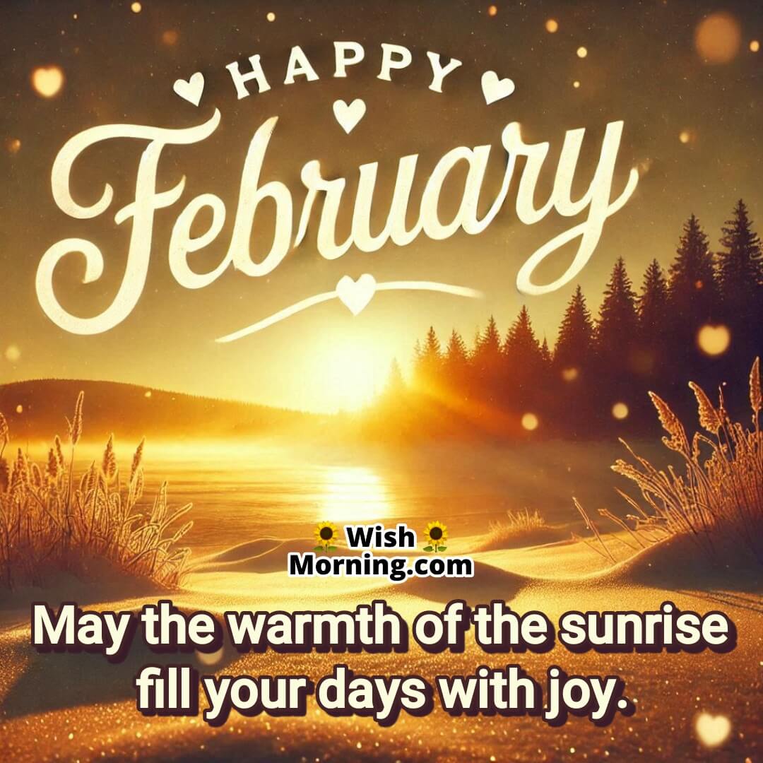 Happy February Wish For Joy