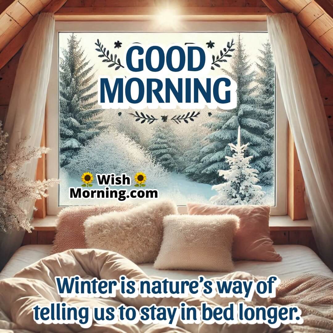 Humorous Winter Morning Wishes