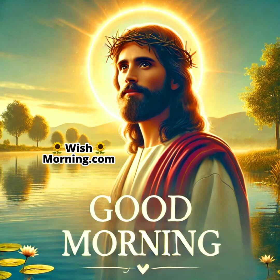 Jesus Sunrise Good Morning Image