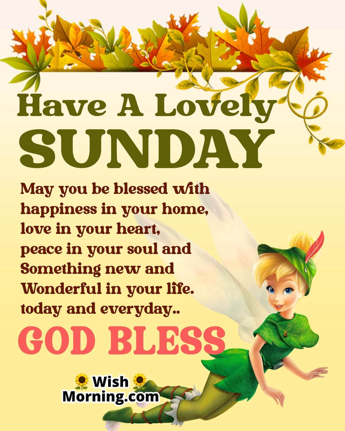 Lovely Sunday God Bless Wish