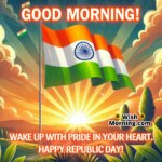 Morning Pride Heart Republic Day Pic