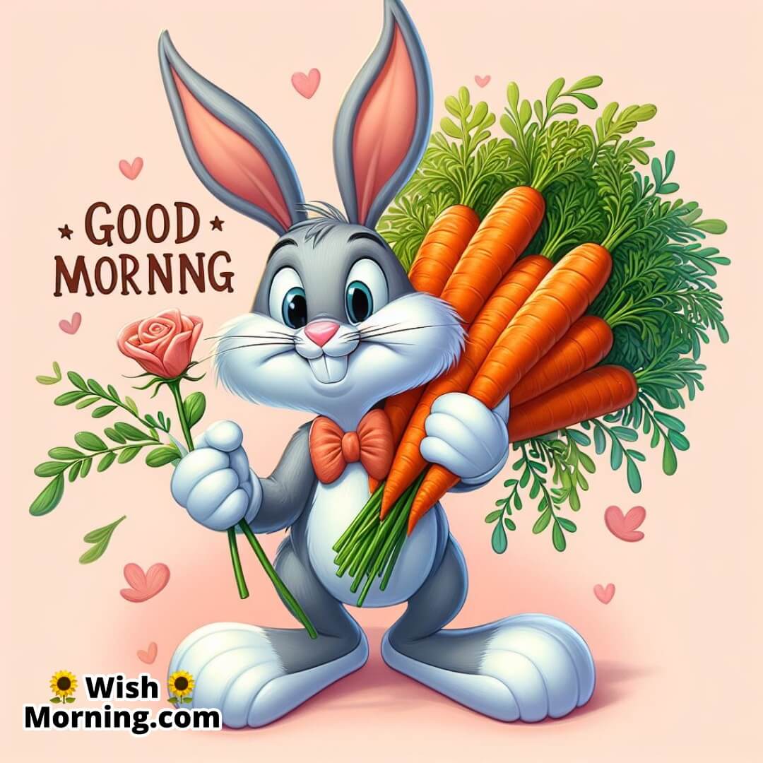 Bugs Bunny With A Carrot Morning Pic