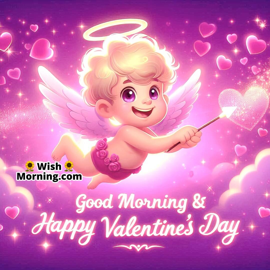 Fun & Playful Cupid Good Morning Valentine’s